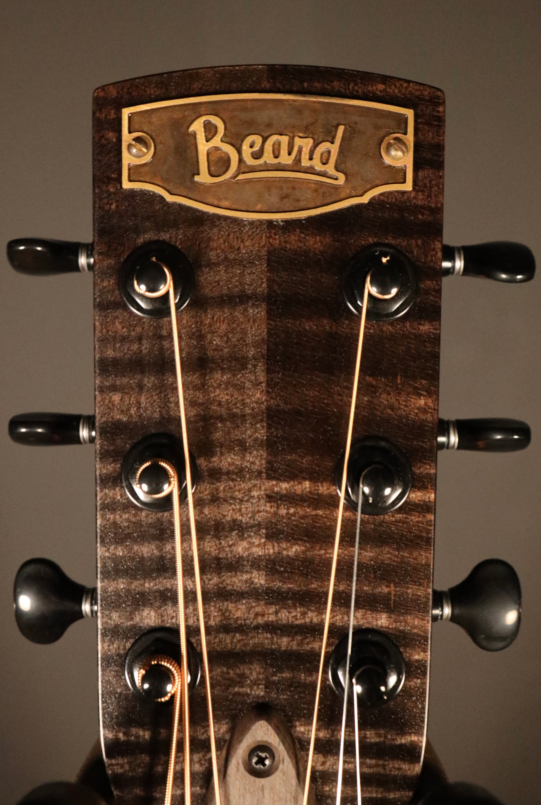 Beard Trailhead-E Roundneck with Cutaway - Black Ice Satin Finish, Fishman Nashville Bridge Pickup