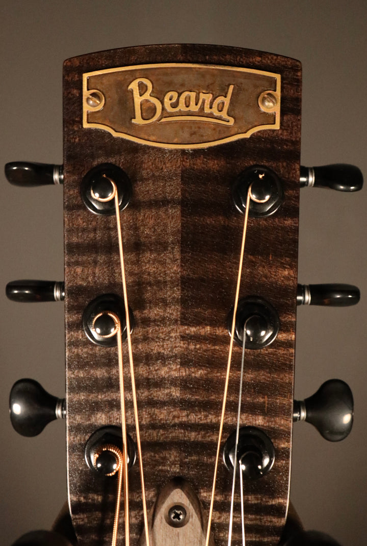 Beard Trailhead-E Roundneck with Cutaway - Black Ice Satin Finish, Fishman Nashville Bridge Pickup