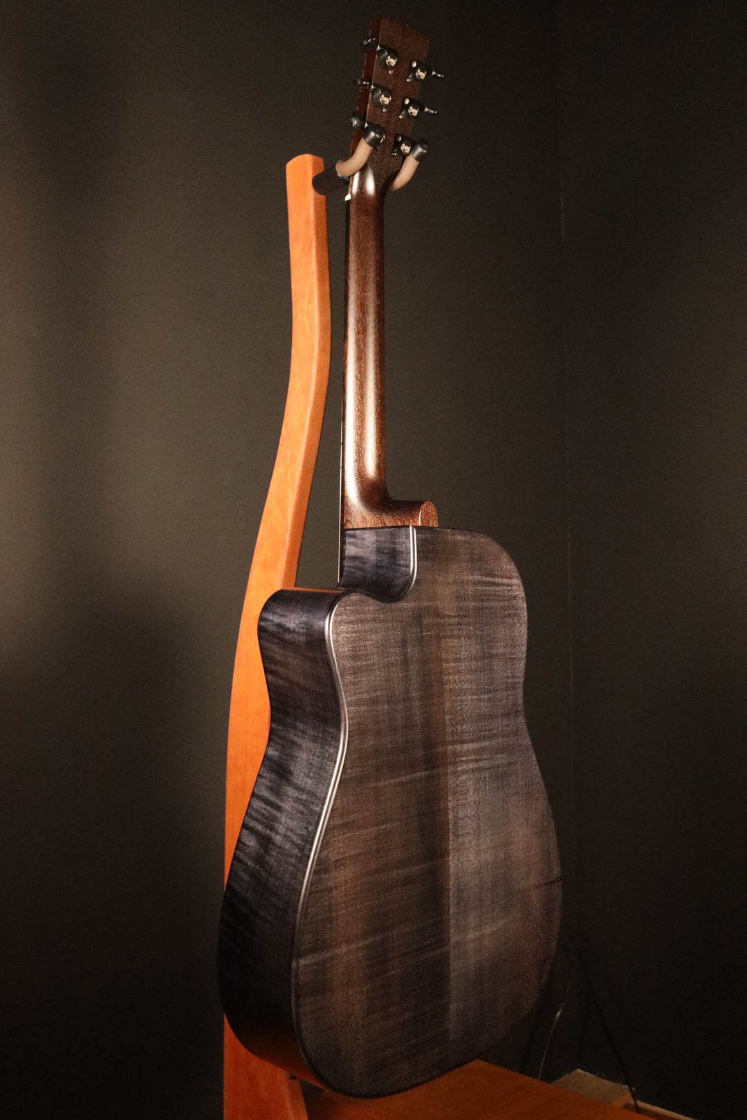 Beard Trailhead-E Roundneck with Cutaway - Black Ice Satin Finish, Fishman Nashville Bridge Pickup