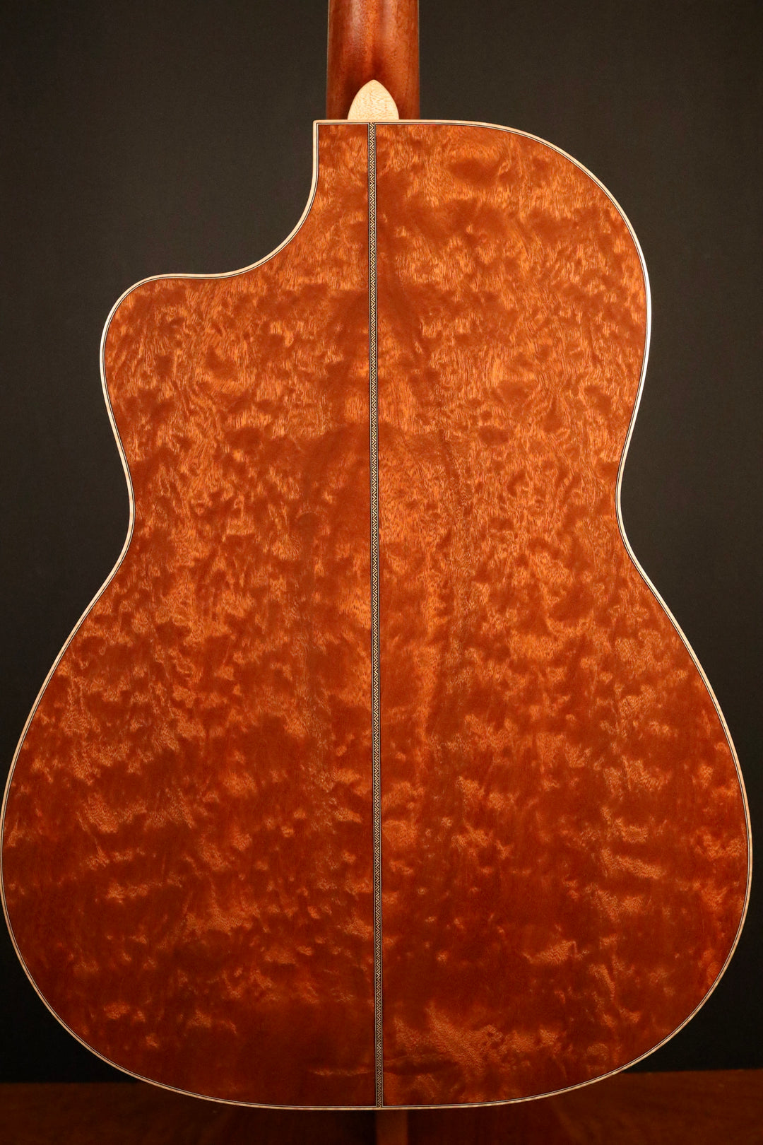 Huss and Dalton CM 12-Fret Cutaway Custom - Bearclaw Italian Spruce/Quilted Sapele (NEW)