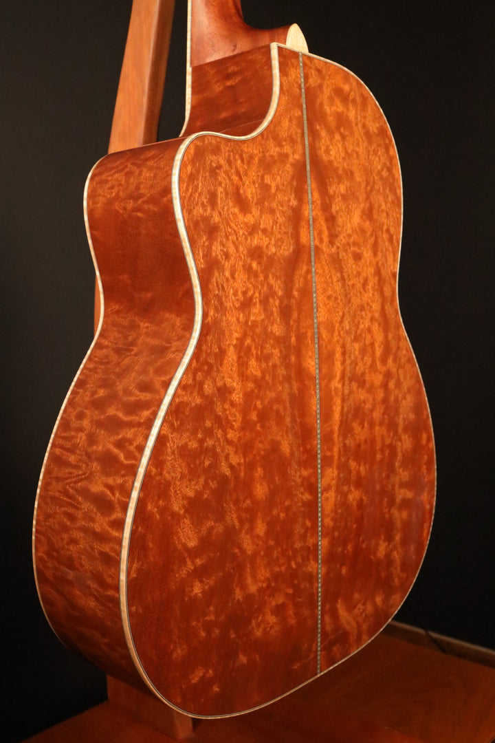 Huss and Dalton CM 12-Fret Cutaway Custom - Bearclaw Italian Spruce/Quilted Sapele (NEW)