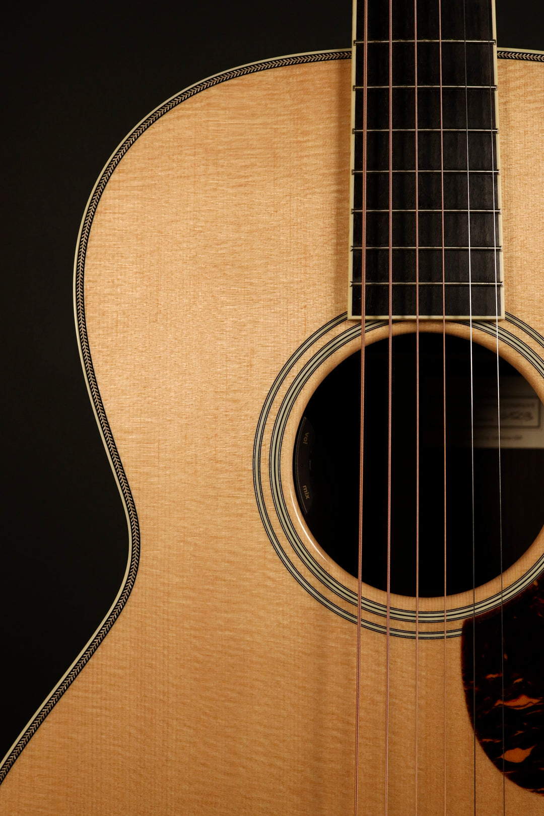 Santa Cruz Founder Collection 000 - Sitka Spruce/Indian Rosewood (NEW) with LR Baggs Hi-Fi Duet Pickup