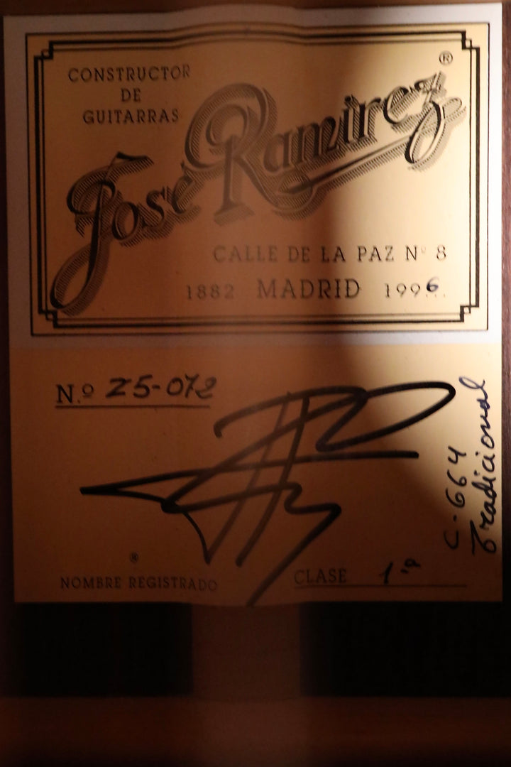 Jose Ramirez 1A Classical Guitar (1996)