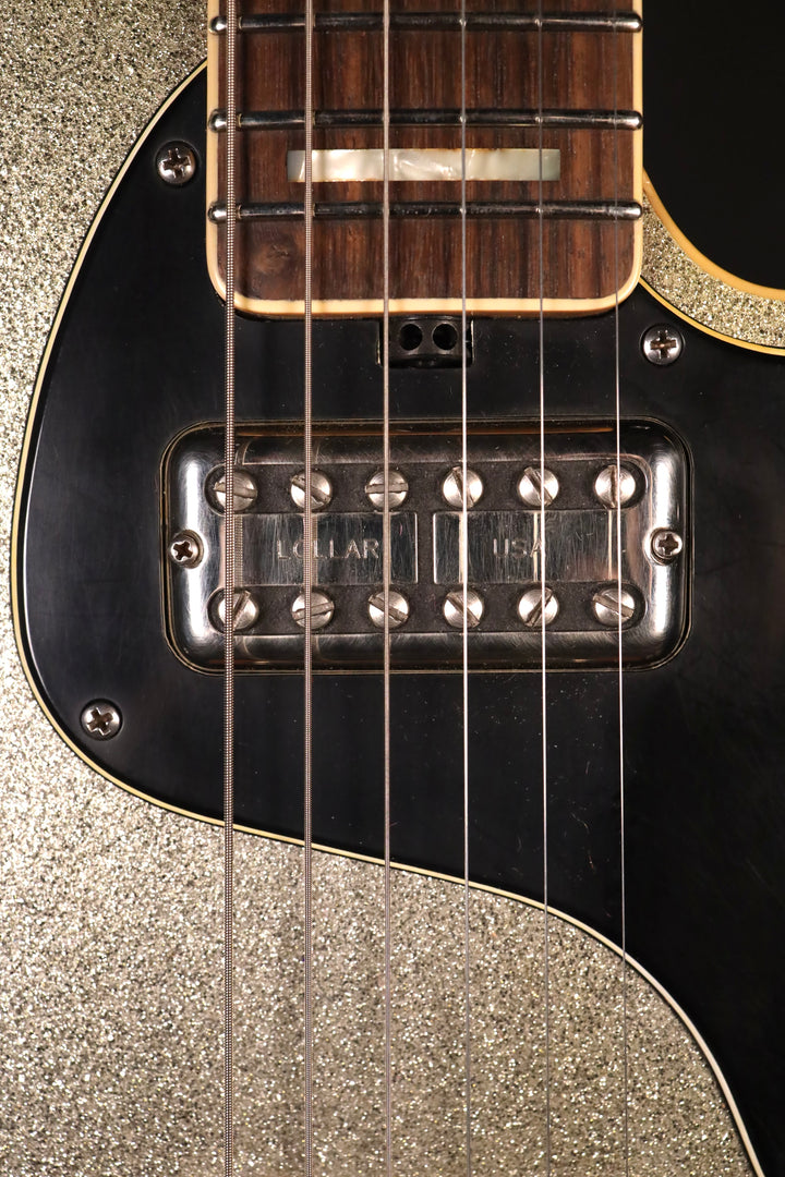 Shabat Lion Special - Silver Sparkle,  LollarTron Pickups, and Bigsby