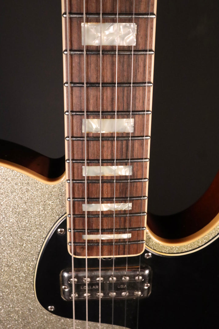 Shabat Lion Special - Silver Sparkle,  LollarTron Pickups, and Bigsby