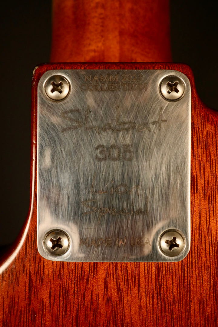 Shabat Lion Special - Silver Sparkle,  LollarTron Pickups, and Bigsby