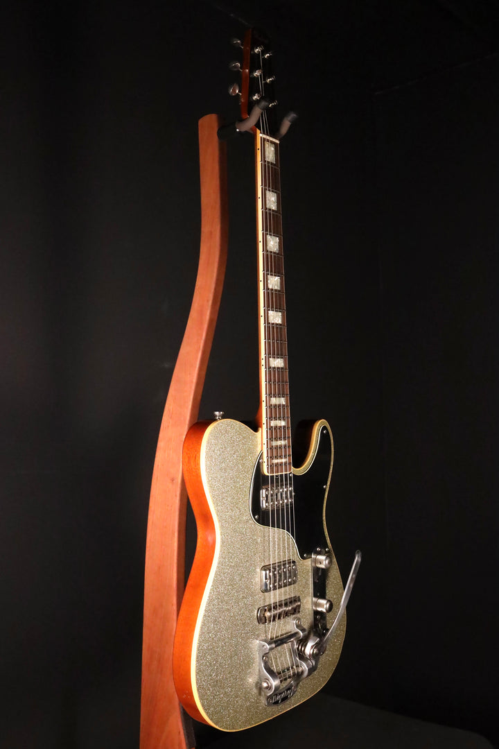 Shabat Lion Special - Silver Sparkle,  LollarTron Pickups, and Bigsby