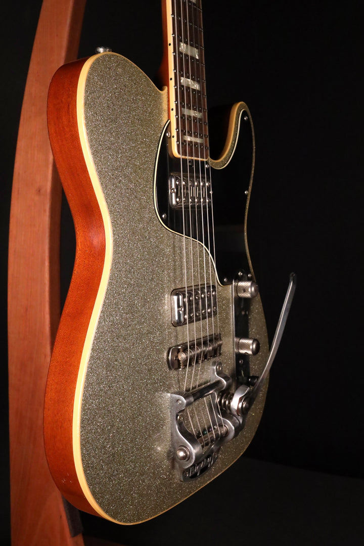 Shabat Lion Special - Silver Sparkle,  LollarTron Pickups, and Bigsby