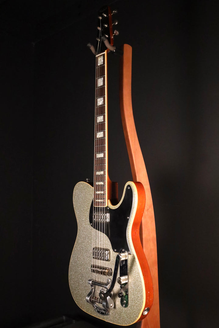 Shabat Lion Special - Silver Sparkle,  LollarTron Pickups, and Bigsby