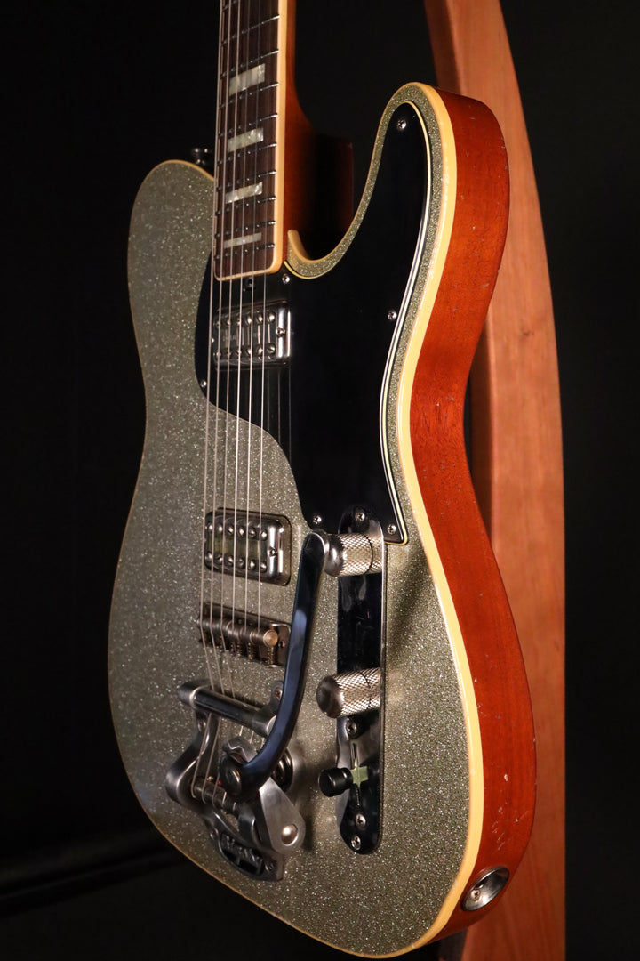 Shabat Lion Special - Silver Sparkle,  LollarTron Pickups, and Bigsby