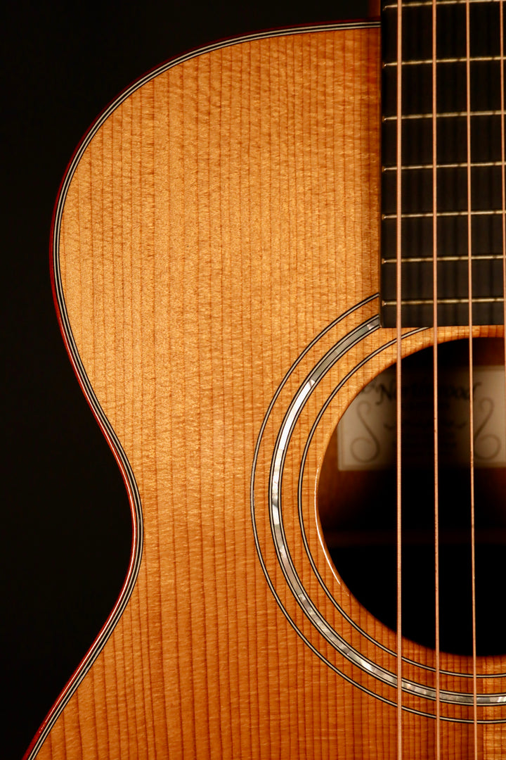 Northwood Custom Studio 00 Deep Body 13 Fret - Torrified Adirondack/African Mahogany (2017)