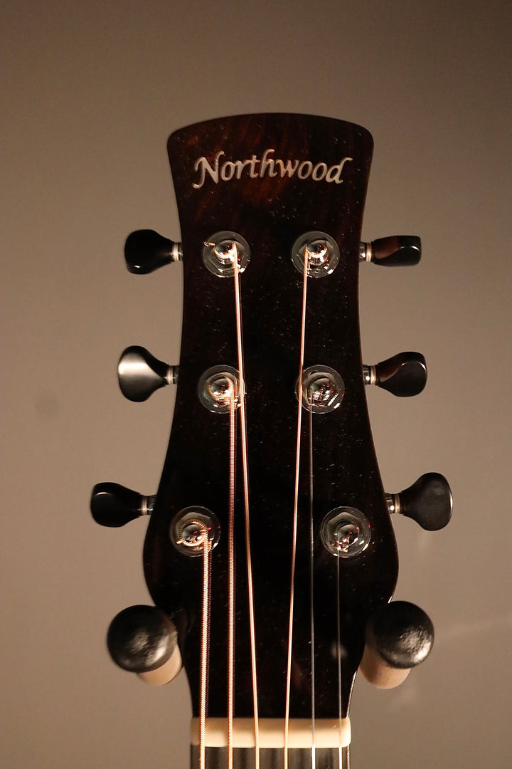 Northwood Custom Studio 00 Deep Body 13 Fret - Torrified Adirondack/African Mahogany (2017)