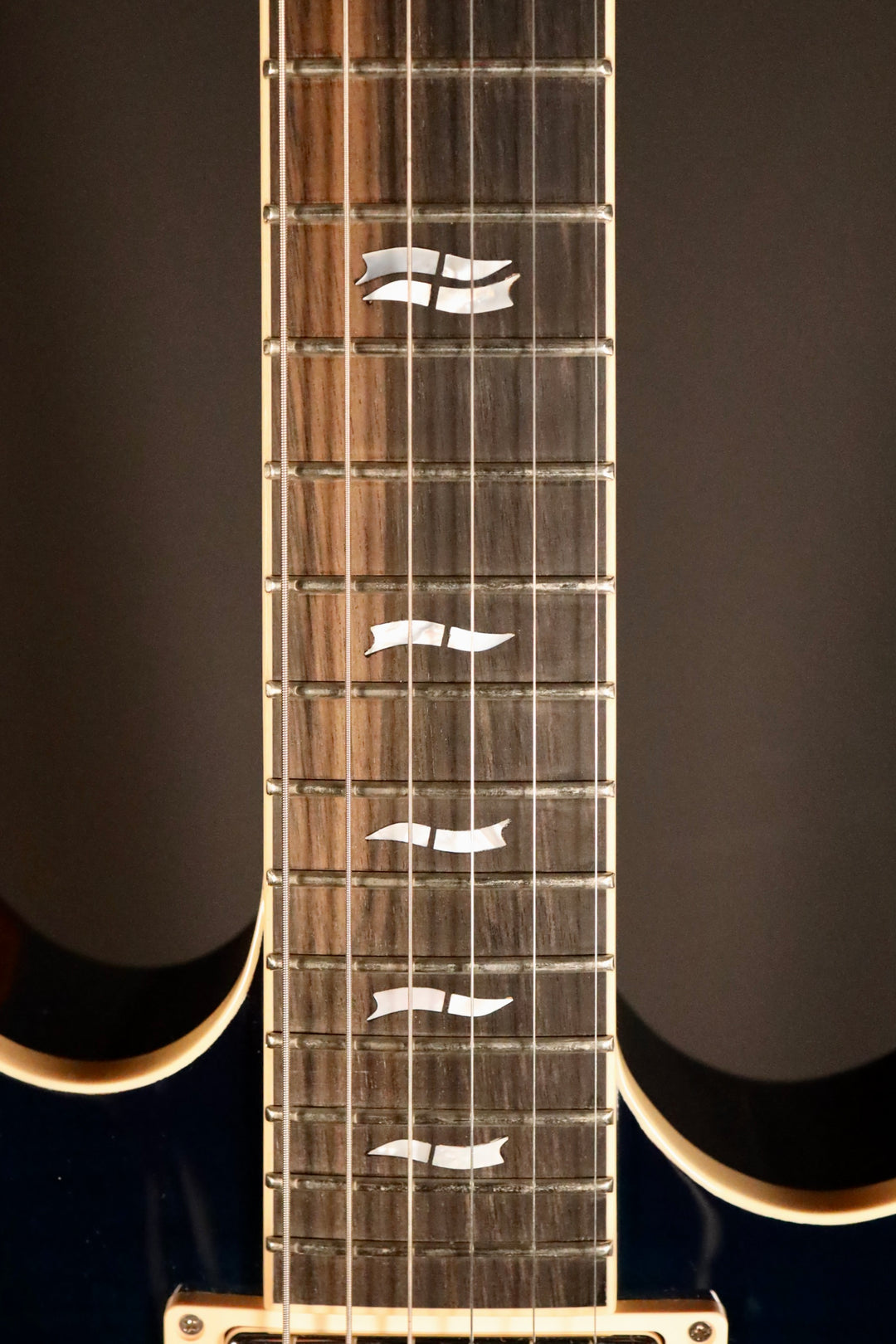 Huss and Dalton Meridian Double Cut Electric Custom - Aqua Blue - Fralin Modern P.A.F. (NEW)