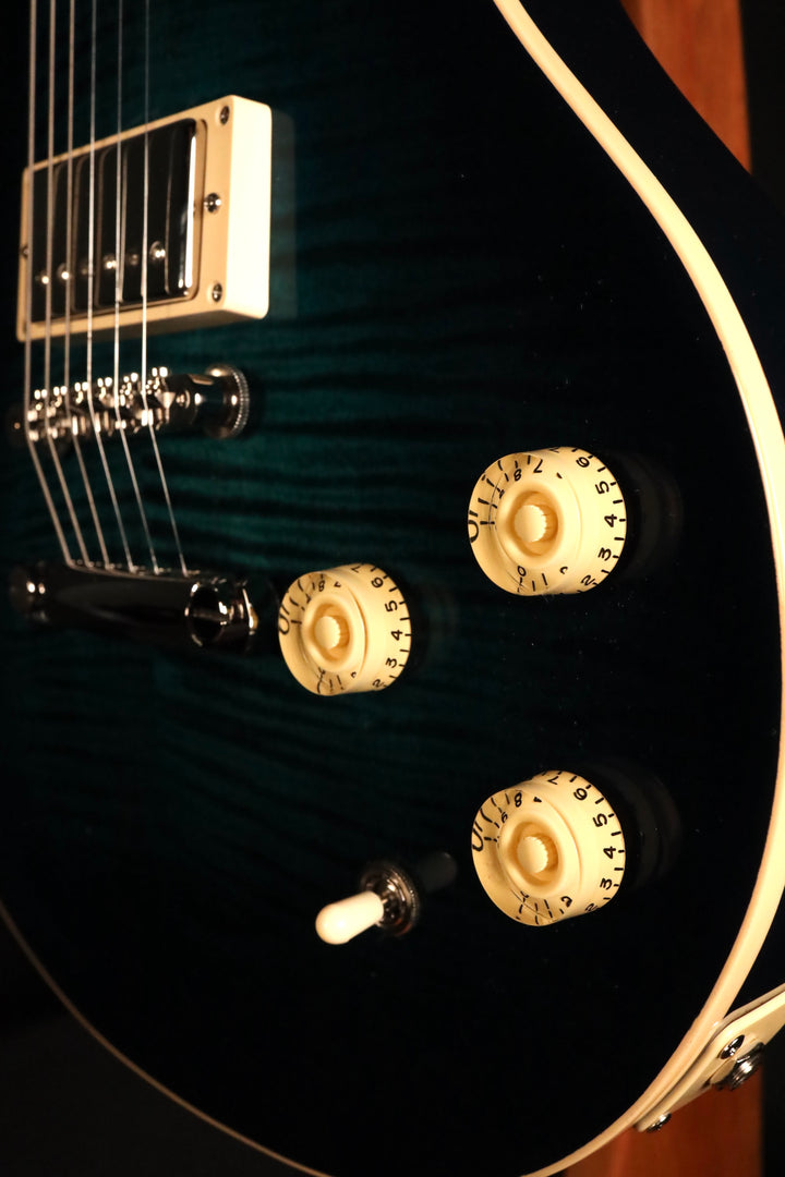 Huss and Dalton Meridian Double Cut Electric Custom - Aqua Blue - Fralin Modern P.A.F. (NEW)