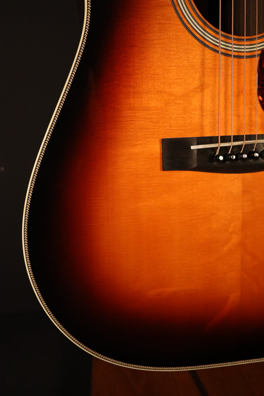 Huss and Dalton TD-R Custom - Lutz Bear Claw Spruce/East Indian Rosewood (NEW)