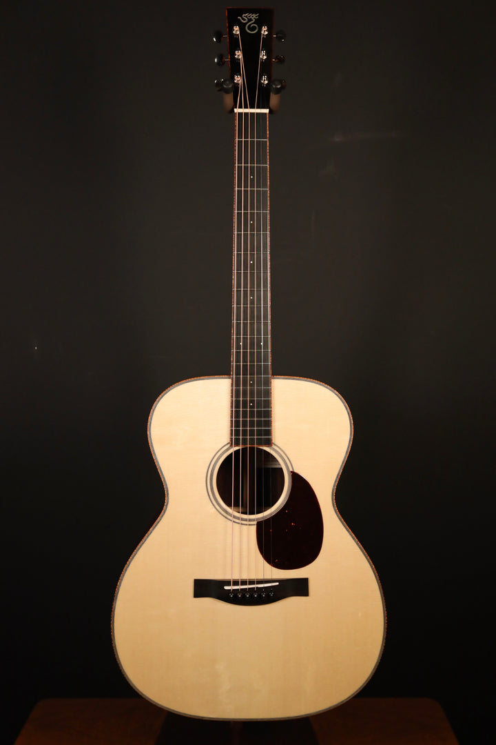 Santa Cruz Custom OM - Moon Spruce Bear Claw/Indian Rosewood (NEW)