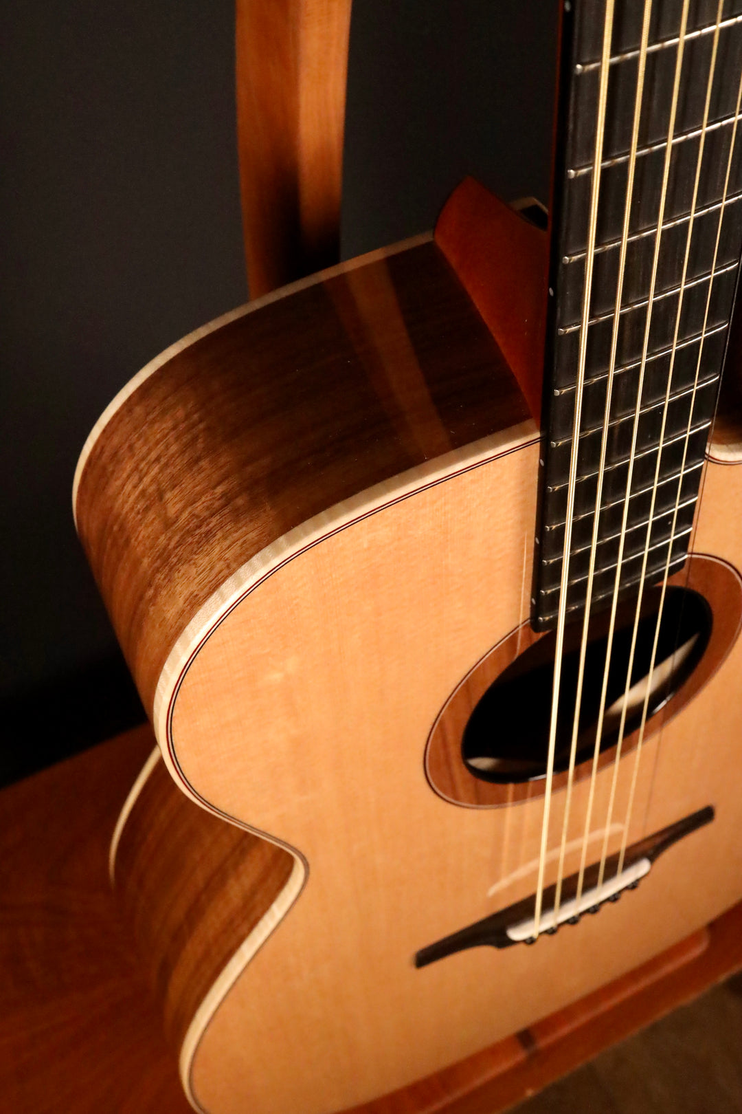 McNally Jumbo Baritone Custom- Sitka Spruce/Walnut (NEW)