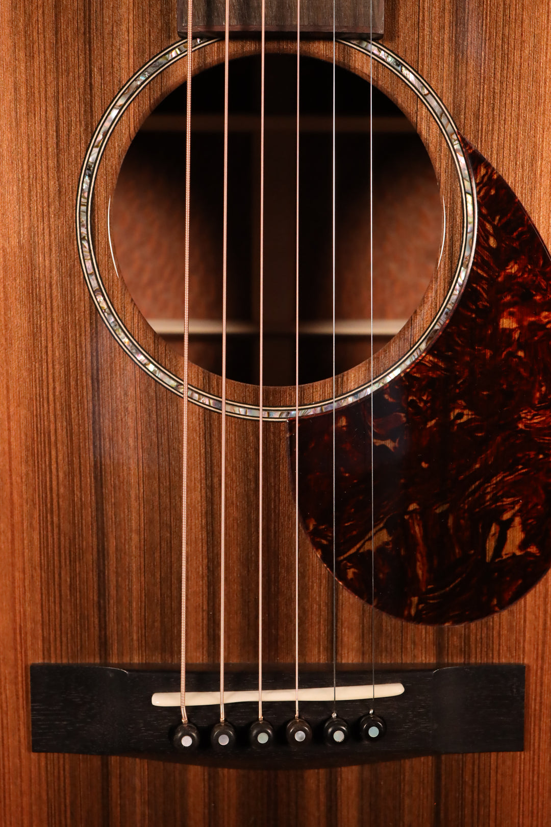 Huss and Dalton Custom OM - Sinker Redwood/Leopardwood (NEW)
