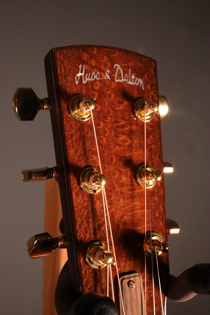 Huss and Dalton Custom OM - Sinker Redwood/Leopardwood (NEW)