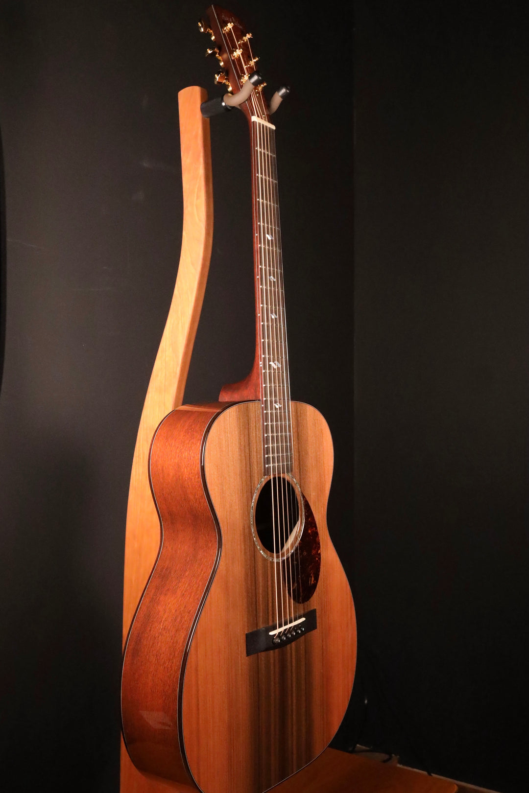 Huss and Dalton Custom OM - Sinker Redwood/Leopardwood (NEW)