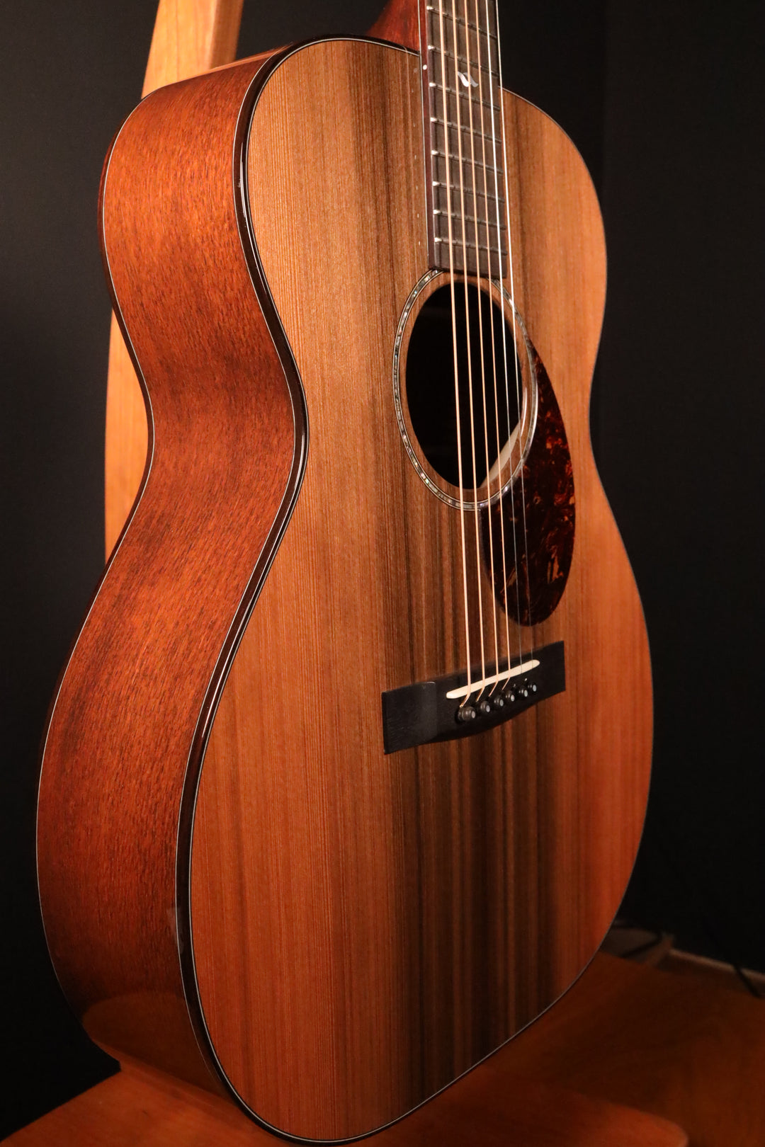 Huss and Dalton Custom OM - Sinker Redwood/Leopardwood (NEW)