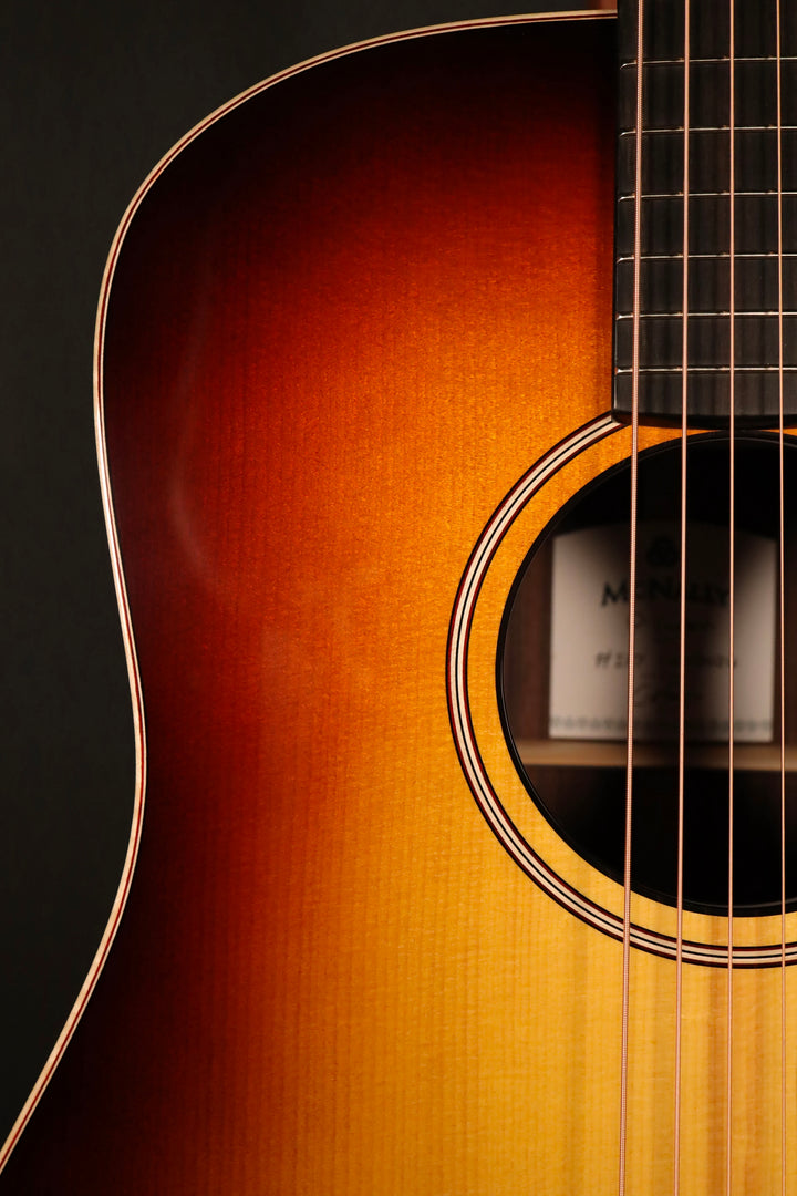 McNally D Custom Sunburst - Adirondack Spruce/Indian Rosewood (NEW)