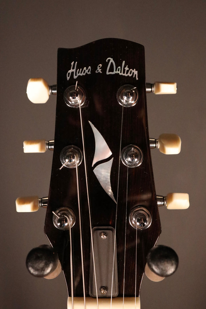 Huss and Dalton Meridian Double Cut Electric Custom - Thermo-cured Figured Maple Top, Natural - Fralin Modern P.A.F. (NEW)