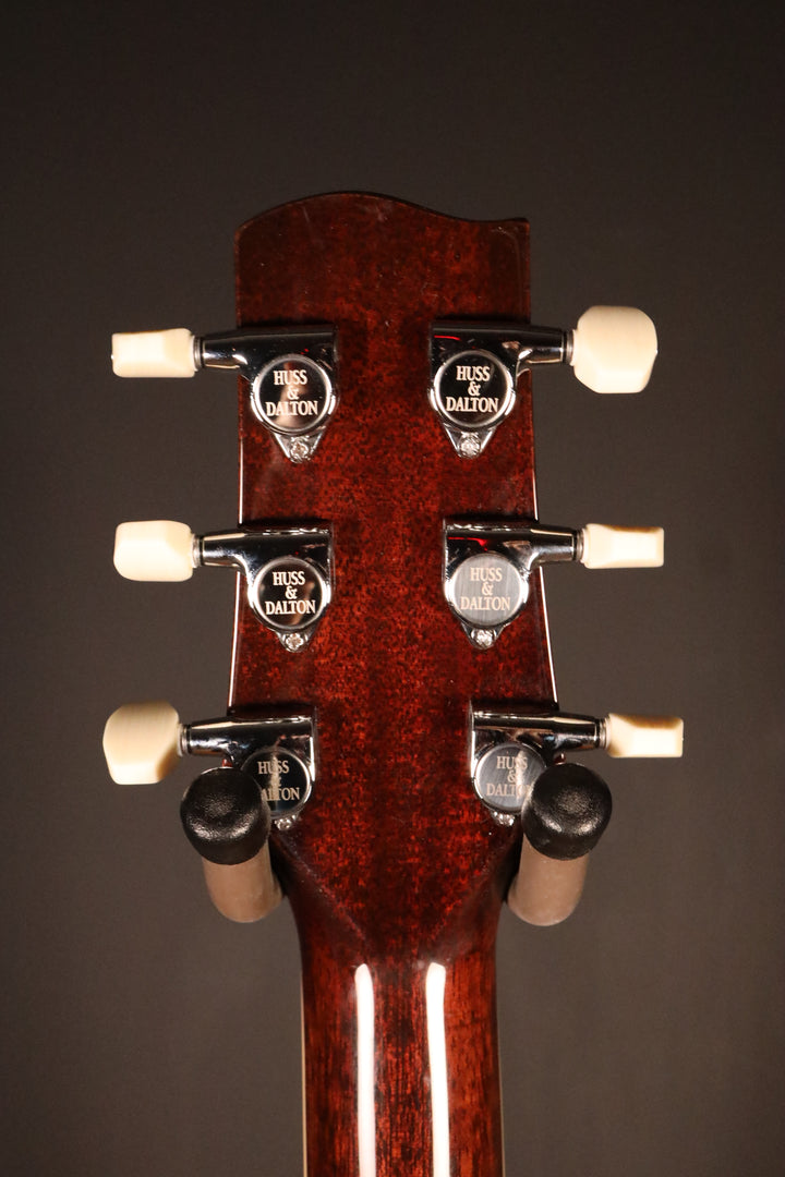 Huss and Dalton Meridian Double Cut Electric Custom - Thermo-cured Figured Maple Top, Natural - Fralin Modern P.A.F. (NEW)