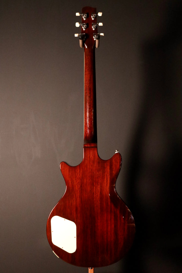 Huss and Dalton Meridian Double Cut Electric Custom - Thermo-cured Figured Maple Top, Natural - Fralin Modern P.A.F. (NEW)