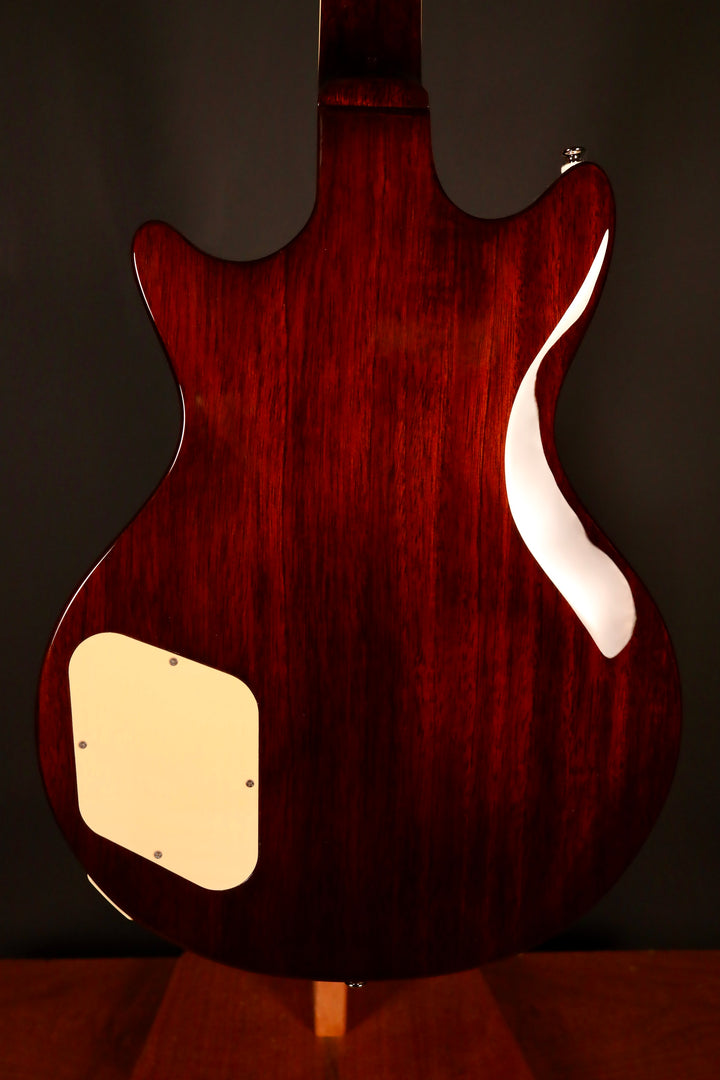 Huss and Dalton Meridian Double Cut Electric Custom - Thermo-cured Figured Maple Top, Natural - Fralin Modern P.A.F. (NEW)