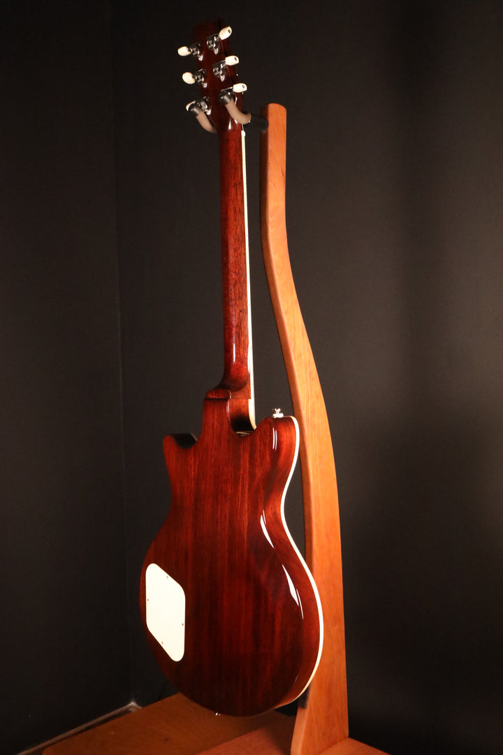 Huss and Dalton Meridian Double Cut Electric Custom - Thermo-cured Figured Maple Top, Natural - Fralin Modern P.A.F. (NEW)