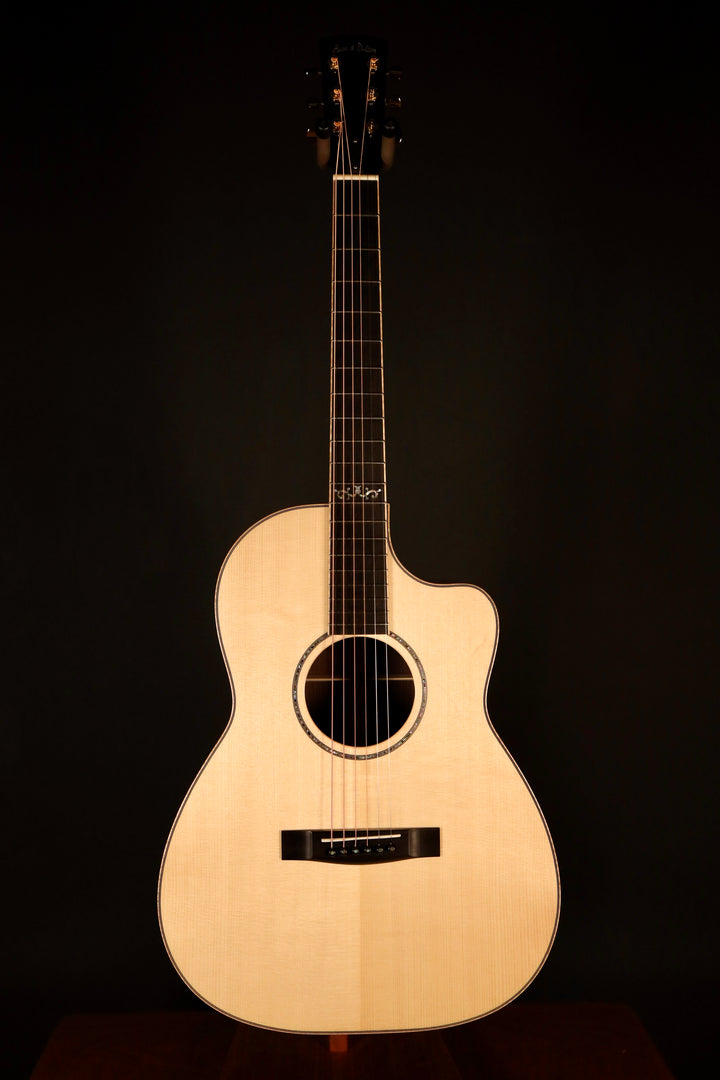Huss and Dalton CM 12-Fret Cutaway Custom - Carpathian Spruce/Figured Indian Rosewood (NEW)