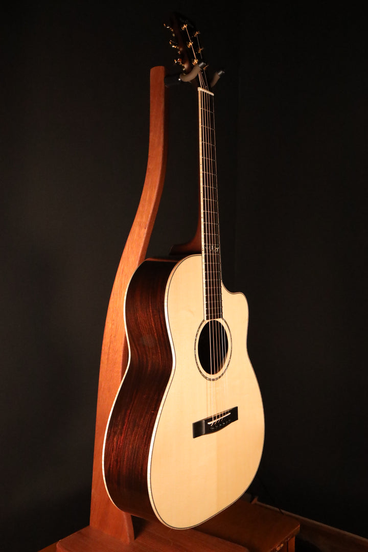 Huss and Dalton CM 12-Fret Cutaway Custom - Carpathian Spruce/Figured Indian Rosewood (NEW)