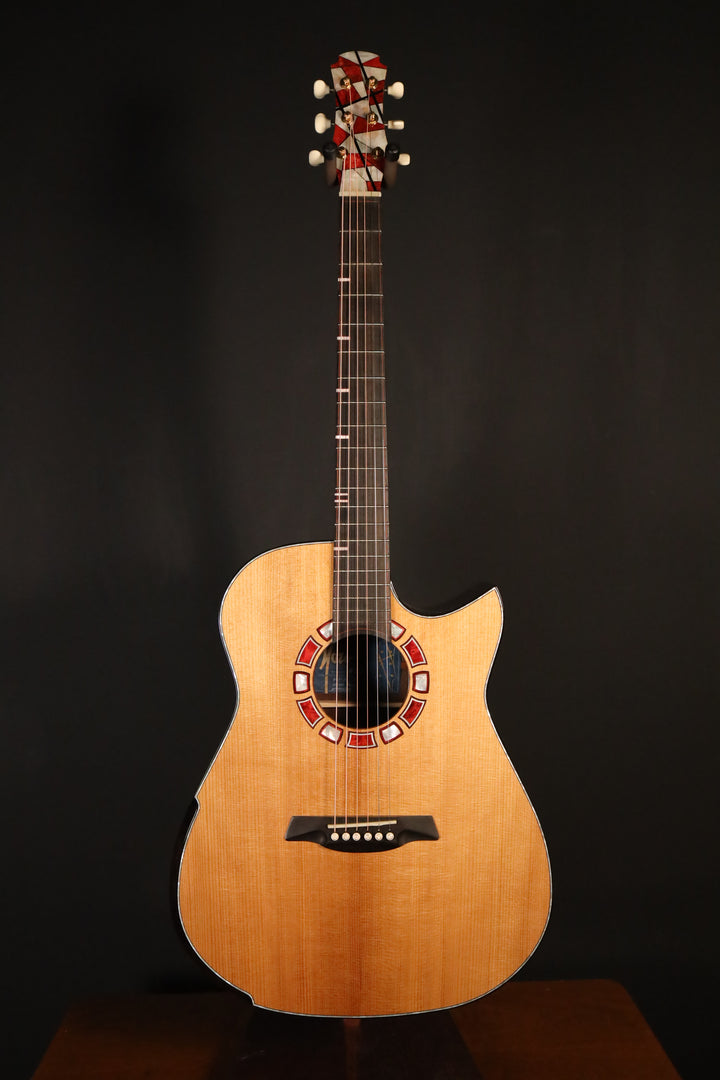 Hozen Blue Label Modified Dreadnought - Madagascar Rosewood/Golden Adirondack - 2025 NAMM Showcase Guitar (NEW)