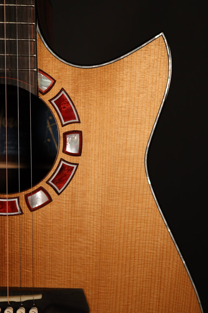 Hozen Blue Label Modified Dreadnought - Madagascar Rosewood/Golden Adirondack - 2025 NAMM Showcase Guitar (NEW)