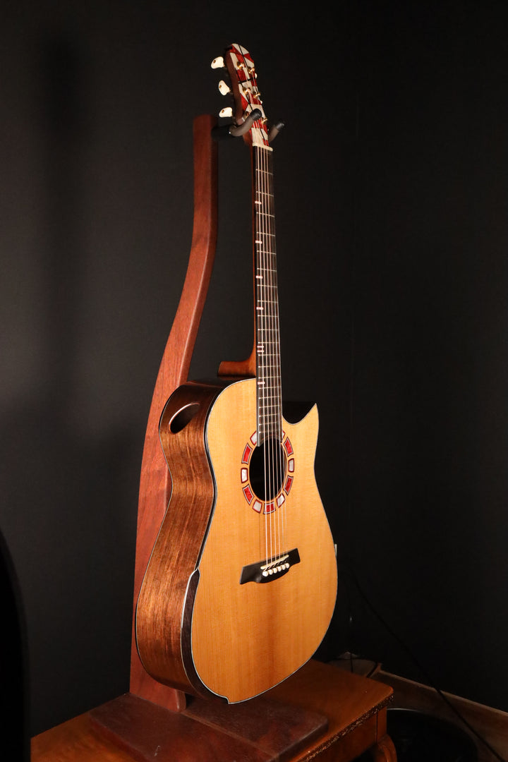 Hozen Blue Label Modified Dreadnought - Madagascar Rosewood/Golden Adirondack - 2025 NAMM Showcase Guitar (NEW)