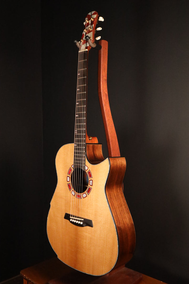Hozen Blue Label Modified Dreadnought - Madagascar Rosewood/Golden Adirondack - 2025 NAMM Showcase Guitar (NEW)