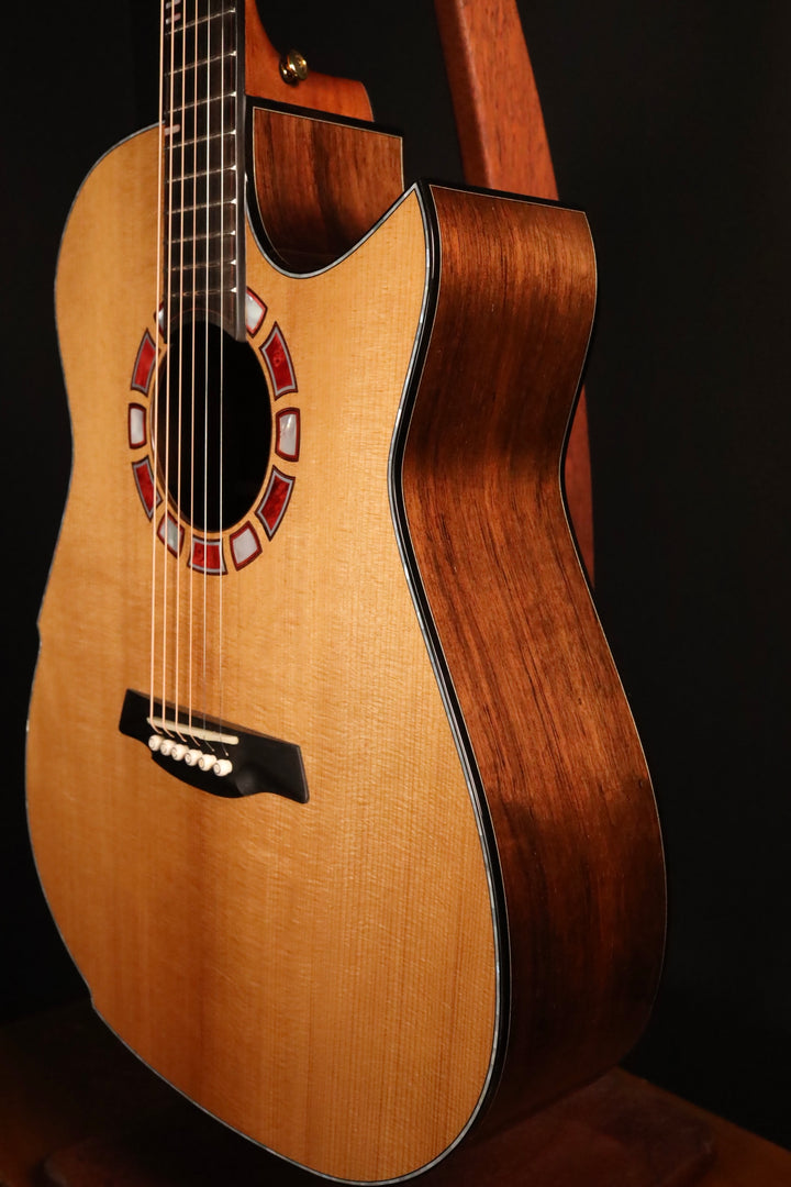 Hozen Blue Label Modified Dreadnought - Madagascar Rosewood/Golden Adirondack - 2025 NAMM Showcase Guitar (NEW)