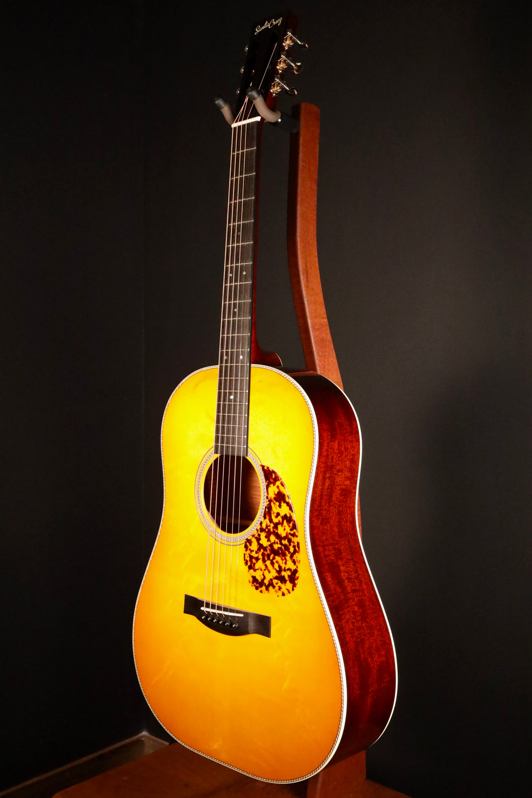 Santa Cruz D-12 Custom - Bearclaw German Spruce/Figured Mahogany (NEW)