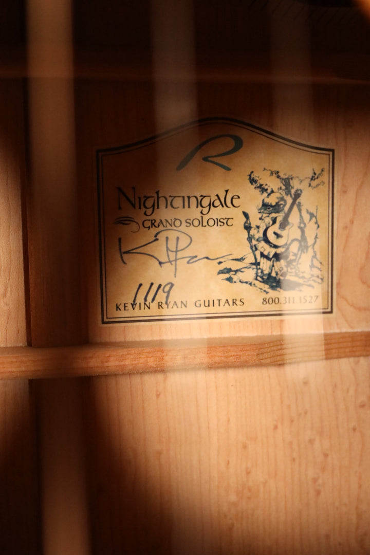 Ryan Nightingale Grand Soloist - Lutz Spruce/Birdseye Maple (2022)