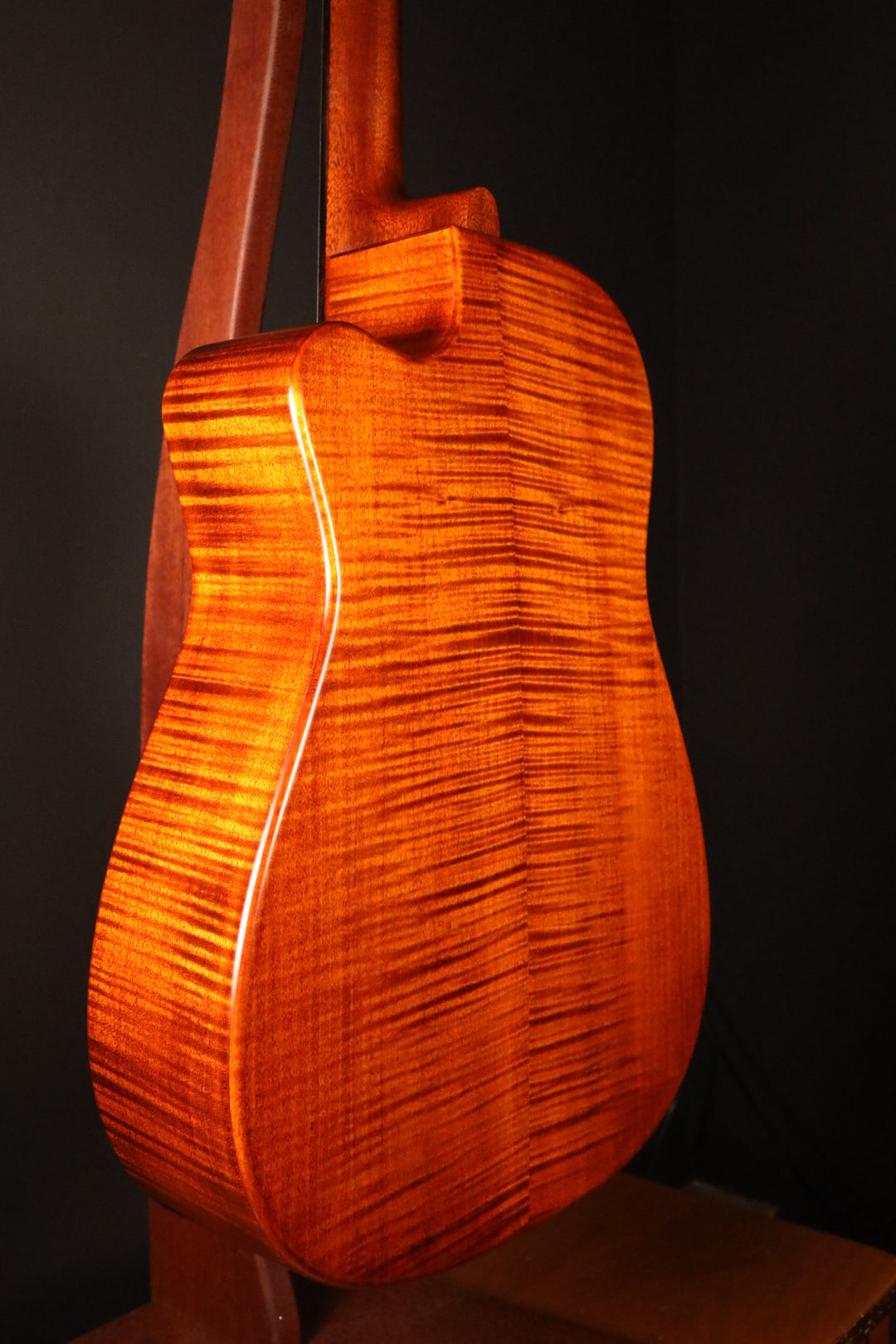 Beard Trailhead-E Roundneck with Cutaway - Tobacco Satin Finish, Fishman Nashville Bridge Pickup