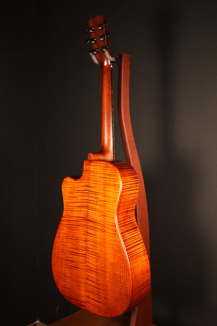 Beard Trailhead-E Roundneck with Cutaway - Tobacco Satin Finish, Fishman Nashville Bridge Pickup