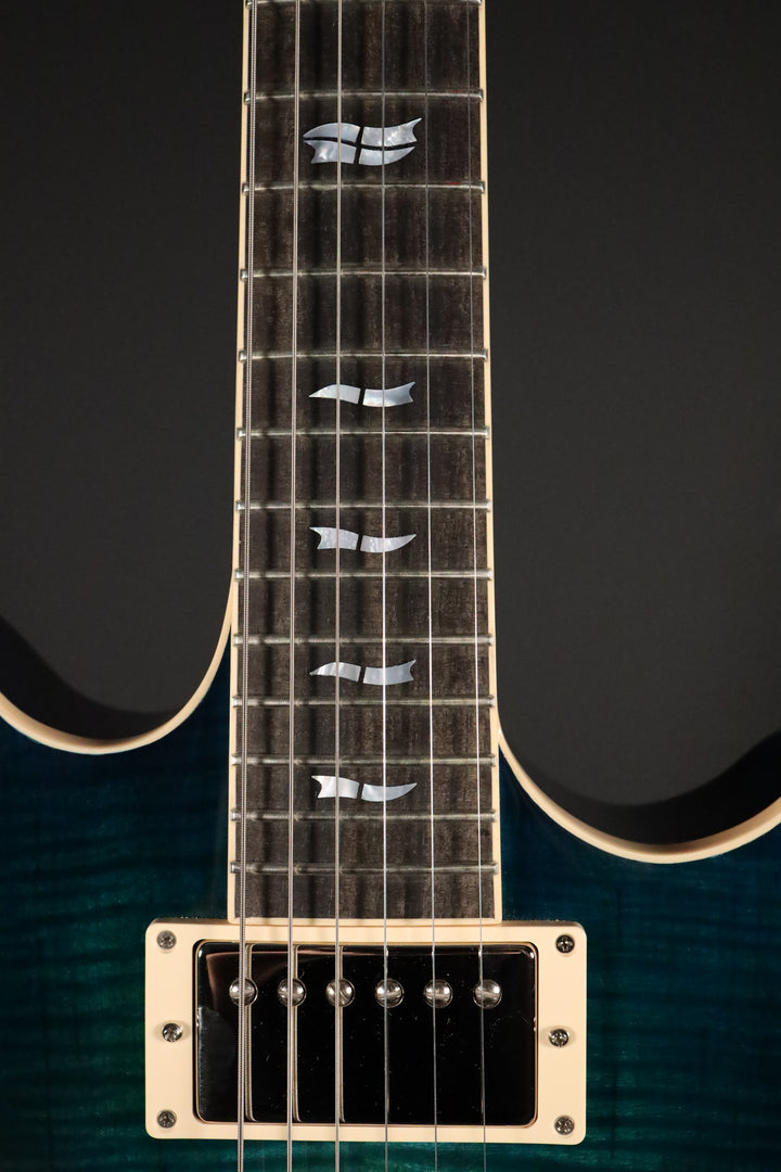Huss and Dalton Meridian DC Custom - Aqua Blue Opaque Finish