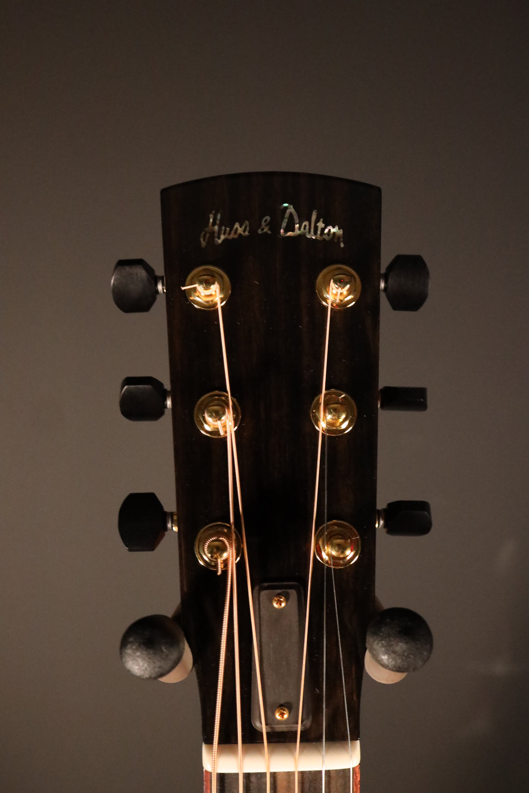 Huss and Dalton CM Custom Non-Cutaway - Thermo-cured Sitka Spruce/Leopardwood (NEW)