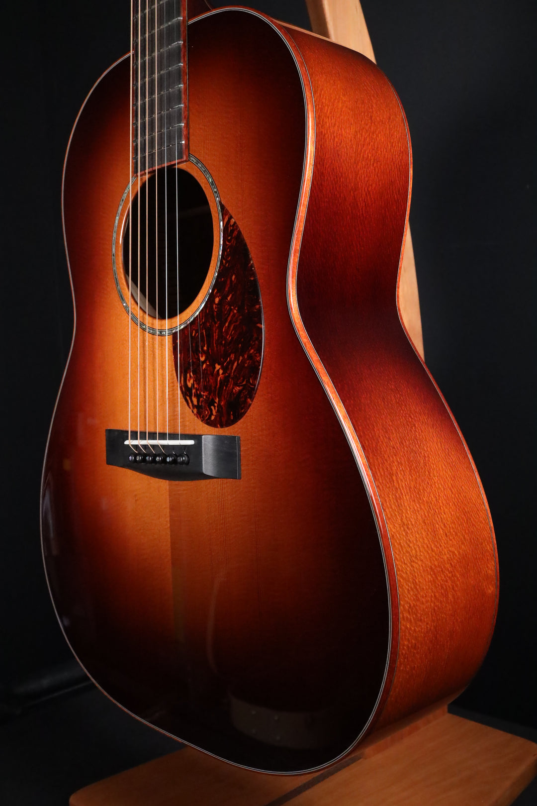 Huss and Dalton CM Custom Non-Cutaway - Thermo-cured Sitka Spruce/Leopardwood (NEW)
