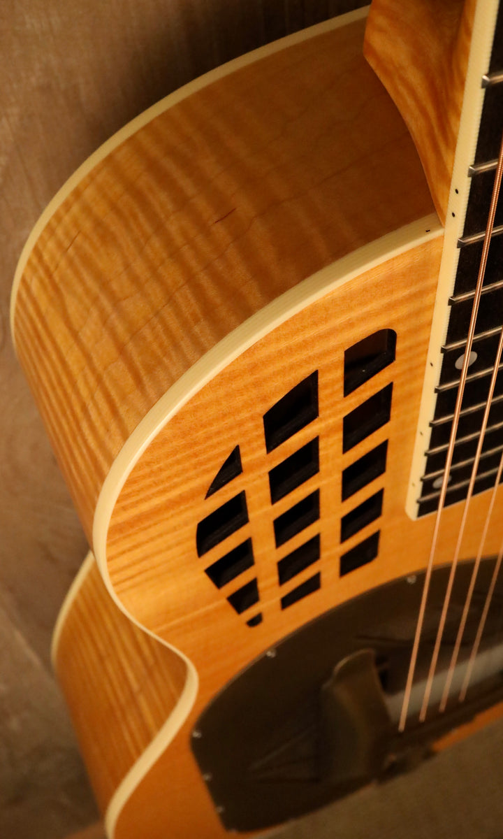 National M1 Tricone Deep Body - Figured Maple (New)