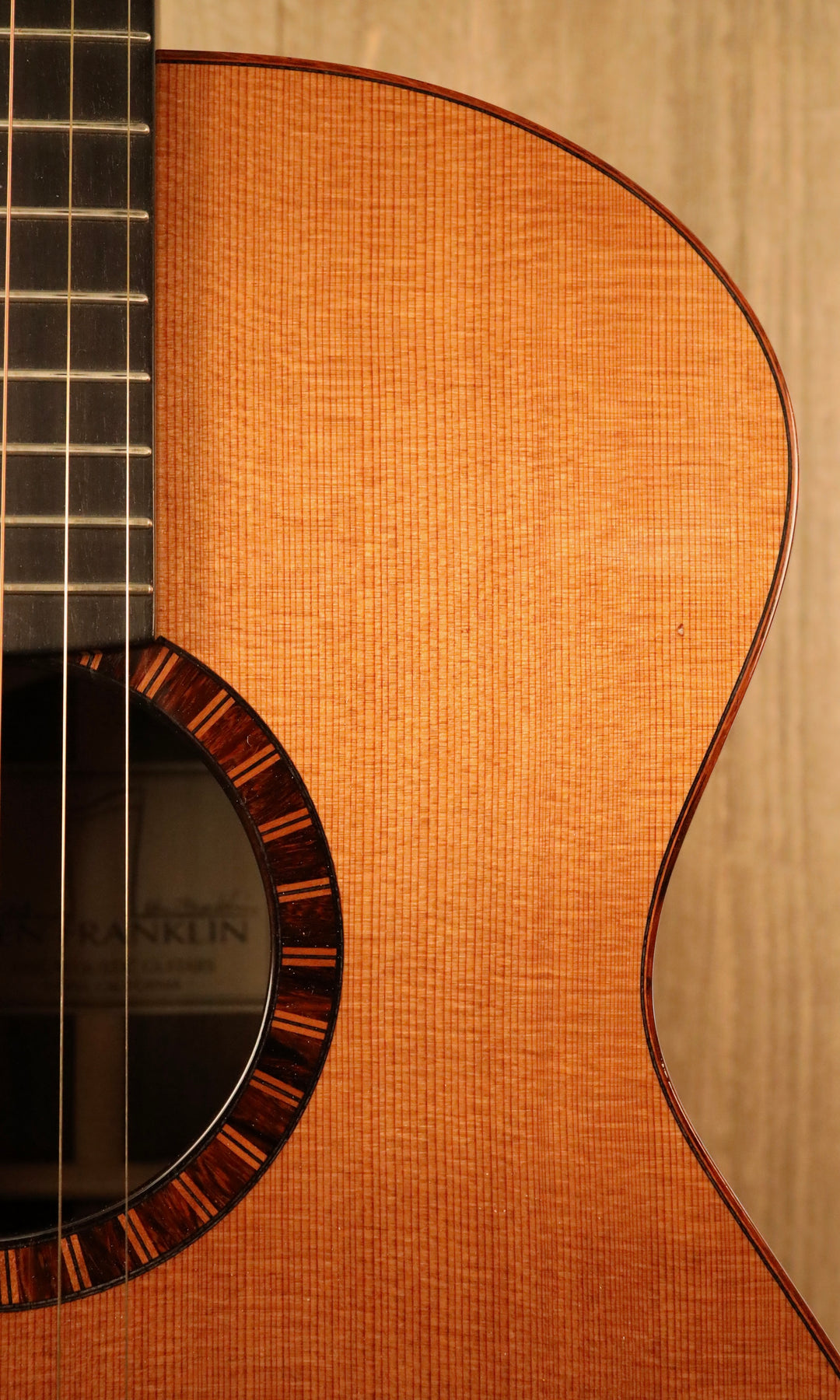 Ken Franklin Concert - Western Red Cedar/East Indian Rosewood (2010)