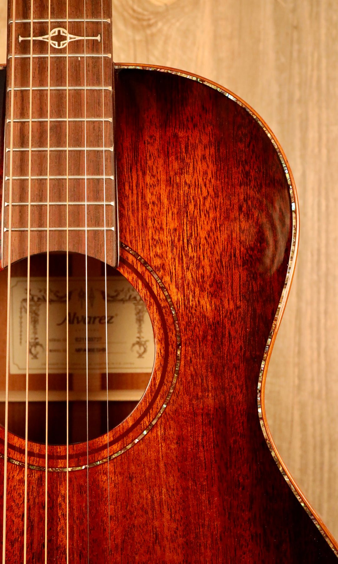Alvarez Masterworks Parlor Shadowburst Acoustic Electric MPA66ESHB (NEW)