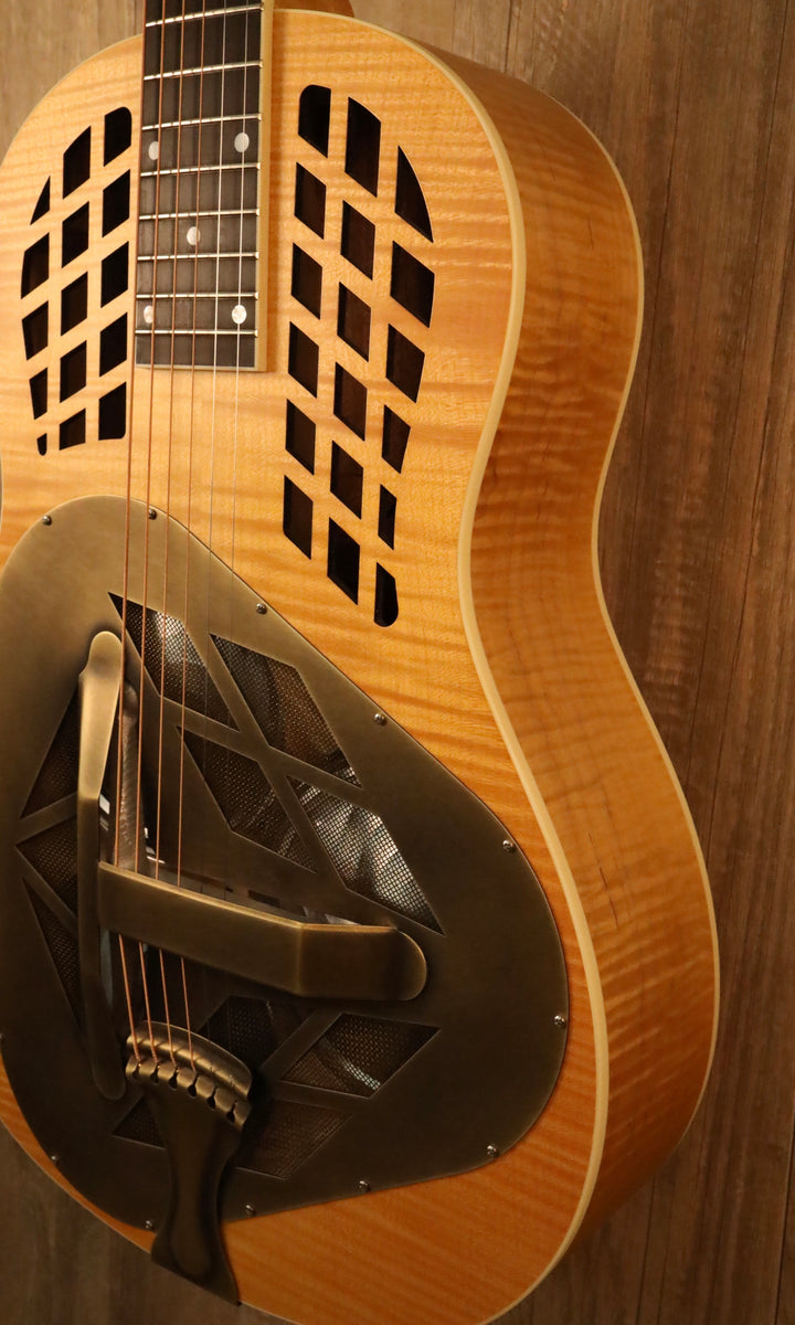 National M1 Tricone Deep Body - Figured Maple (New)