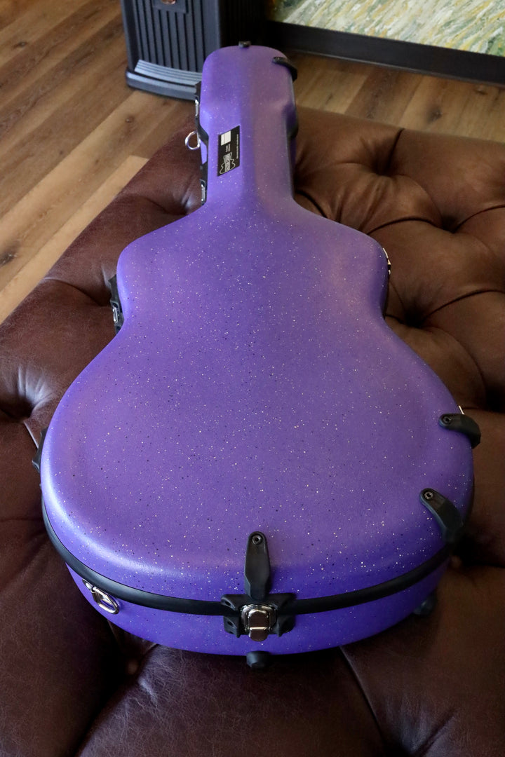 Calton Case - 000-18 Style (14 fret) Purple Granite/Black Interior
